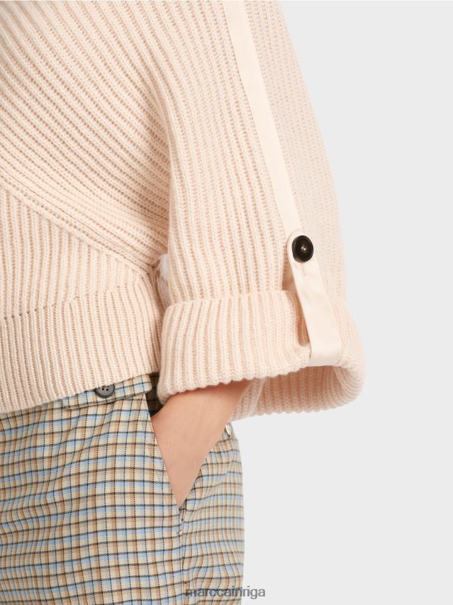 apģērbs tumšs krēms VRBHXD1086 Marc Cain vērtīgs vācijā adīts džemperis