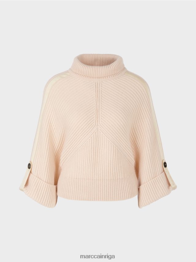 apģērbs tumšs krēms VRBHXD1086 Marc Cain vērtīgs vācijā adīts džemperis