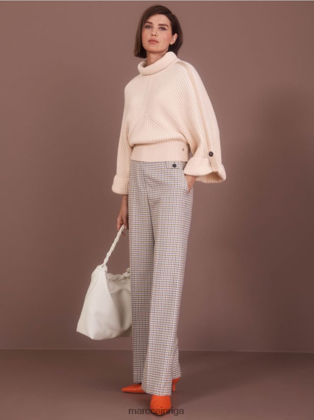 apģērbs tumšs krēms VRBHXD1086 Marc Cain vērtīgs vācijā adīts džemperis