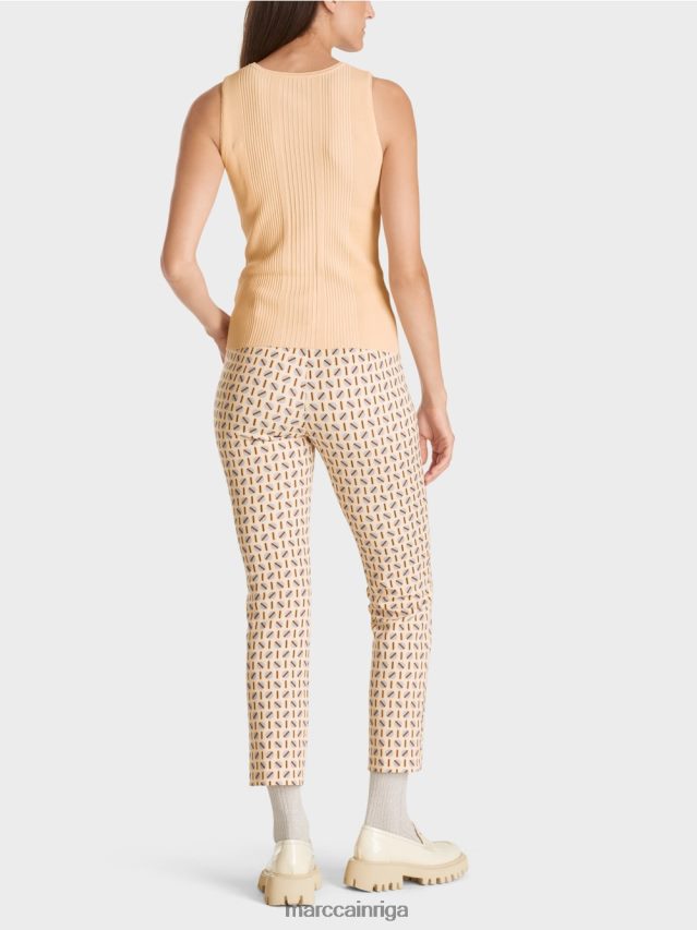 apģērbs tumšs krēms VRBHXD1090 Marc Cain \"pārdomāt kopā\" ​​tops