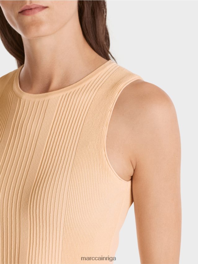 apģērbs tumšs krēms VRBHXD1090 Marc Cain \"pārdomāt kopā\" ​​tops