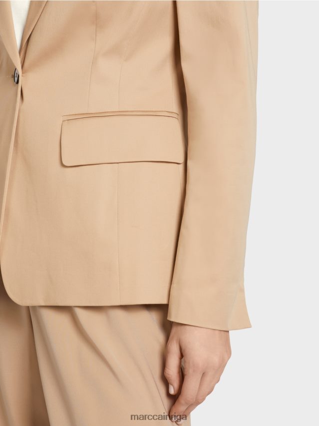 apģērbs dziļas smiltis VRBHXD191 Marc Cain odere kokvilnas žakete
