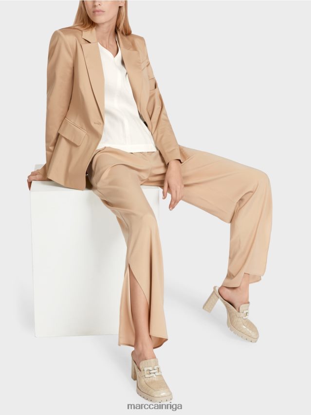 apģērbs dziļas smiltis VRBHXD191 Marc Cain odere kokvilnas žakete