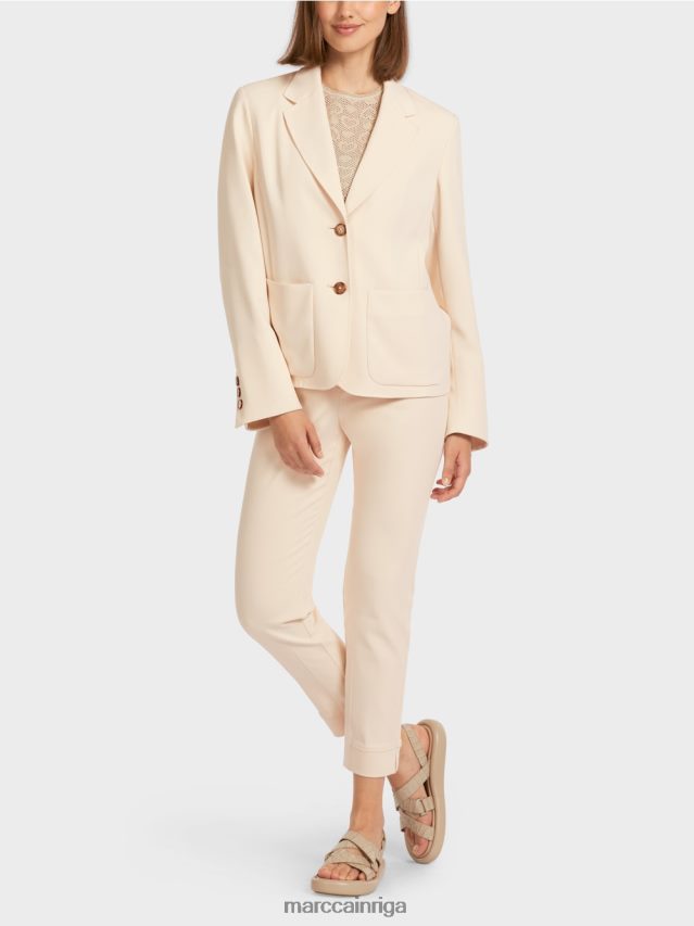 apģērbs krēms VRBHXD203 Marc Cain bleizeris ar platu atloku