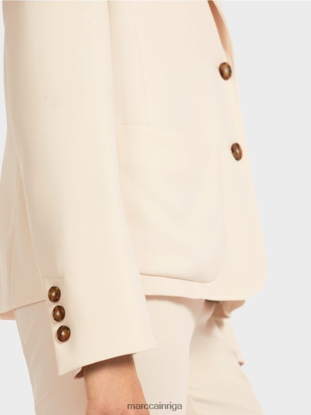 apģērbs krēms VRBHXD203 Marc Cain bleizeris ar platu atloku