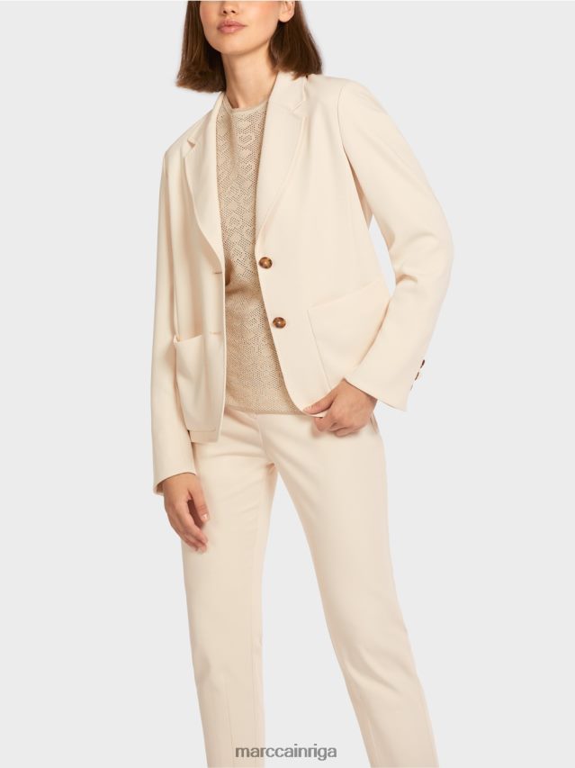 apģērbs krēms VRBHXD203 Marc Cain bleizeris ar platu atloku