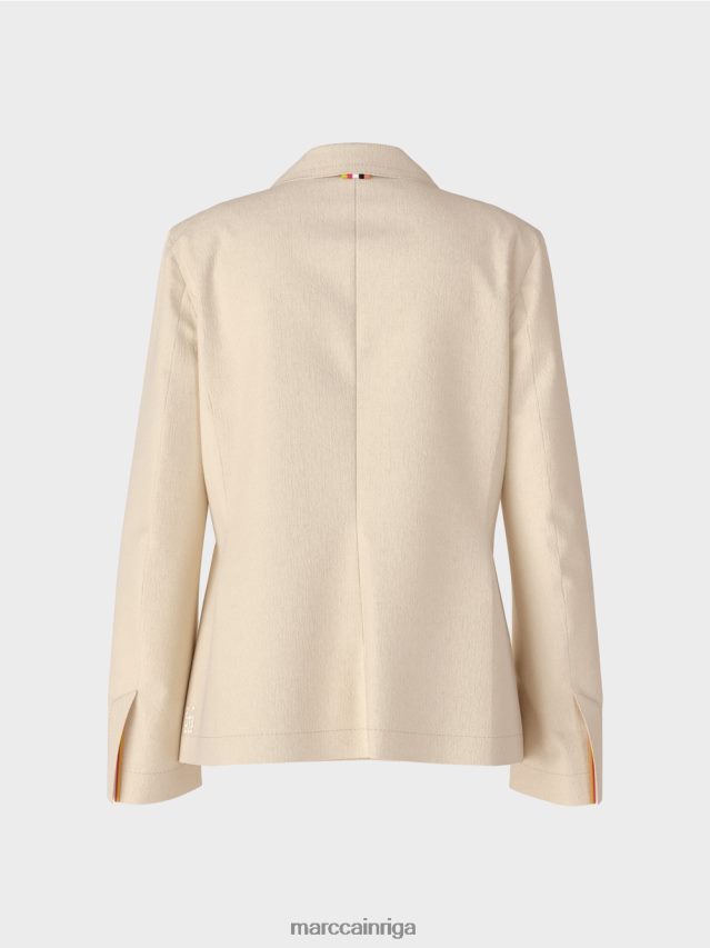 apģērbs mīksts veļa VRBHXD184 Marc Cain figūru pieguļošs žakete ar linu