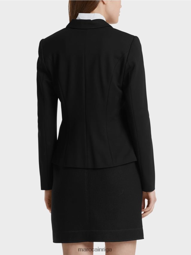 apģērbs melns VRBHXD214 Marc Cain viegls bleizeris smalkā džersija
