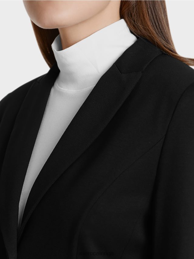 apģērbs melns VRBHXD214 Marc Cain viegls bleizeris smalkā džersija