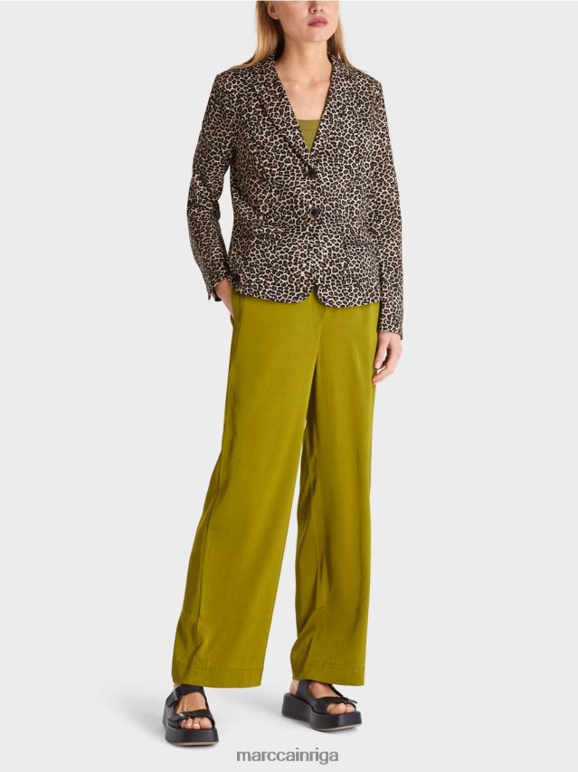 apģērbs pūderkrēms VRBHXD197 Marc Cain bleizeris ar leo apdruku