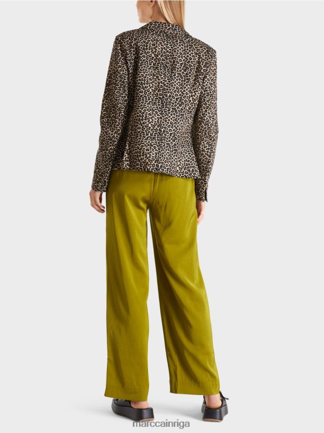 apģērbs pūderkrēms VRBHXD197 Marc Cain bleizeris ar leo apdruku