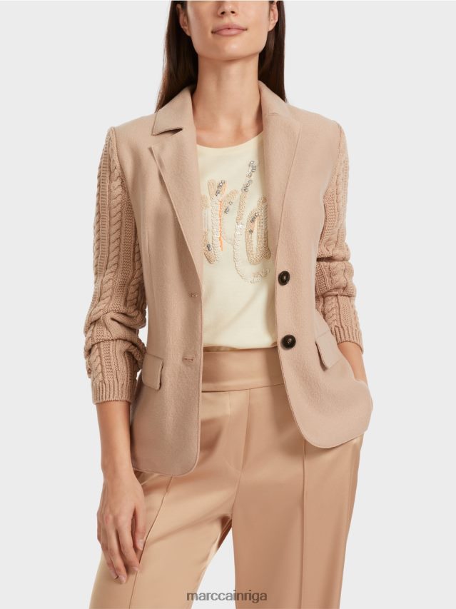 apģērbs spilgts īriss VRBHXD159 Marc Cain bleizeris adīts Vācijā