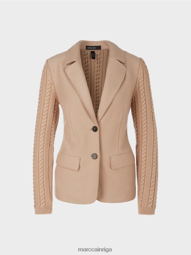 apģērbs spilgts īriss VRBHXD159 Marc Cain bleizeris adīts Vācijā