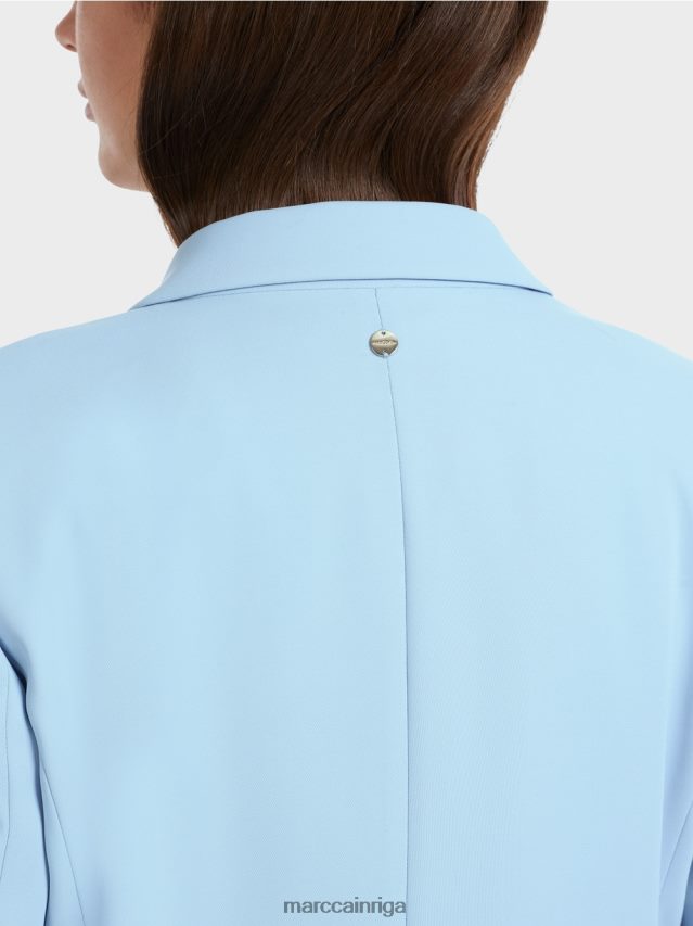 apģērbs tumšas vasaras debesis VRBHXD162 Marc Cain garš žakete