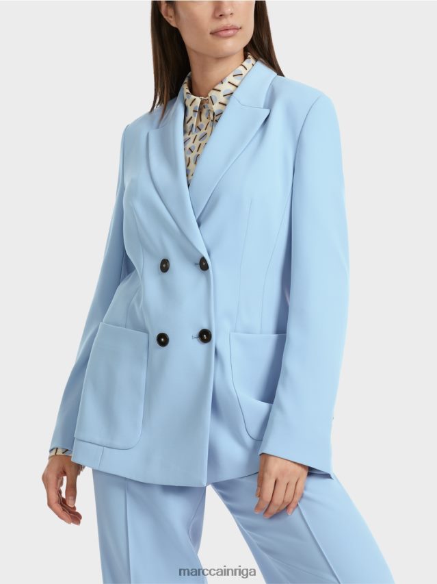 apģērbs tumšas vasaras debesis VRBHXD162 Marc Cain garš žakete