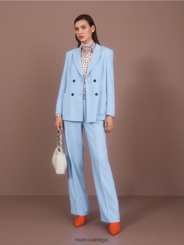 apģērbs tumšas vasaras debesis VRBHXD162 Marc Cain garš žakete