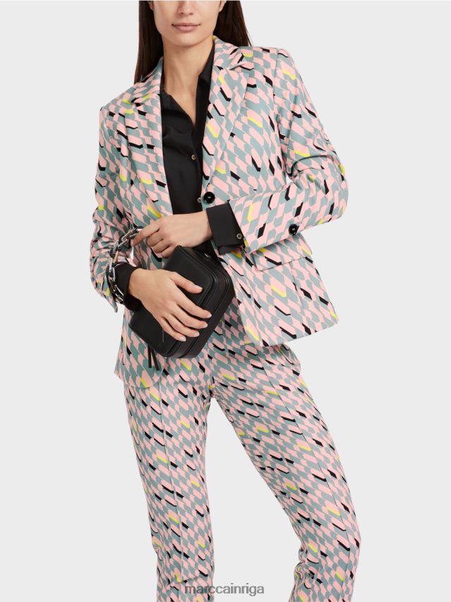 apģērbs tumši debeszils VRBHXD170 Marc Cain grafiskā dizaina žakete