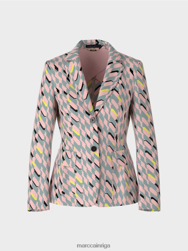 apģērbs tumši debeszils VRBHXD170 Marc Cain grafiskā dizaina žakete