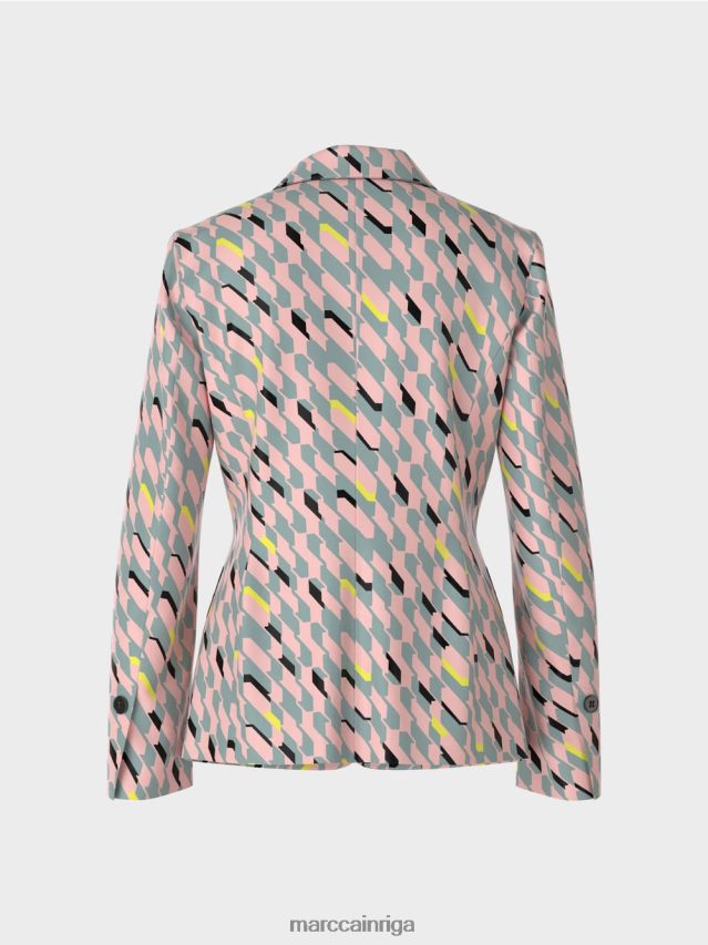 apģērbs tumši debeszils VRBHXD170 Marc Cain grafiskā dizaina žakete