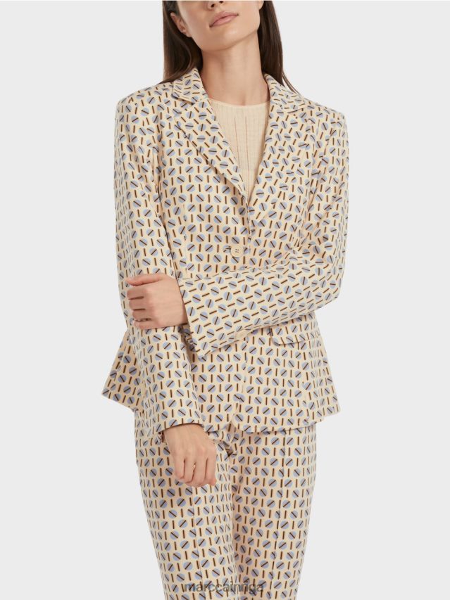 apģērbs tumšs krēms VRBHXD161 Marc Cain grafiskā dizaina žakete