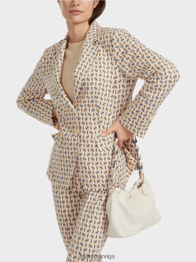 apģērbs tumšs krēms VRBHXD161 Marc Cain grafiskā dizaina žakete