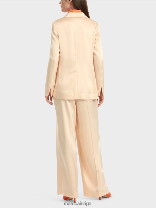 apģērbs tumšs krēms VRBHXD163 Marc Cain divrindu žakete ar kabatām