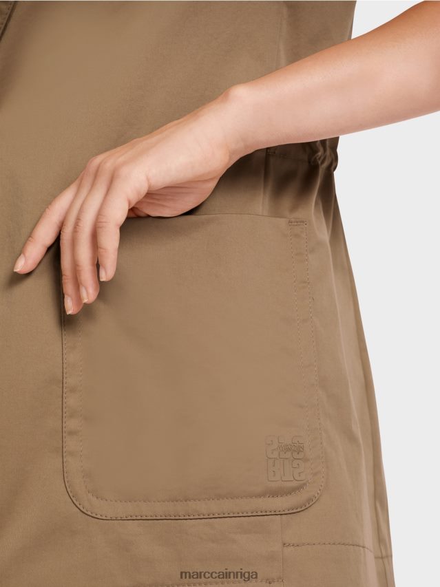 apģērbs viegla kafija VRBHXD198 Marc Cain žakete ar piedurkņu cilni