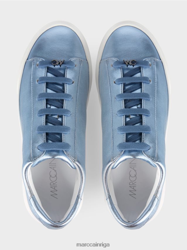 apavi mīksts pulveris zils VRBHXD1585 Marc Cain spīdīgas kedas