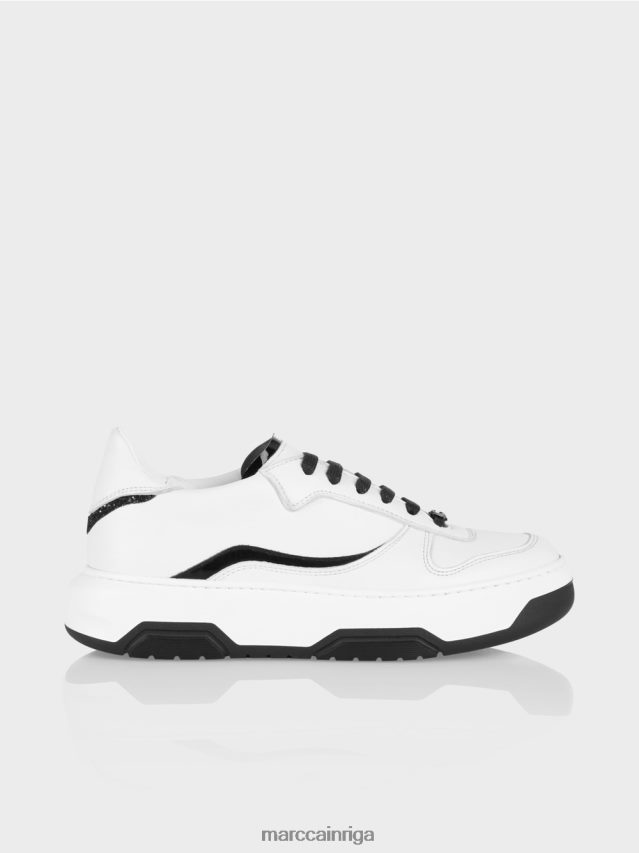 apavi melns VRBHXD1553 Marc Cain kedas ar spīdīgām detaļām