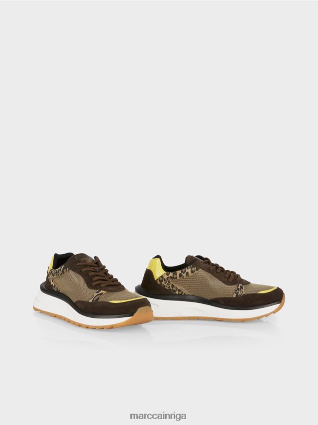 apavi saulīte VRBHXD1579 Marc Cain uzvelk kedas ar leo detaļām