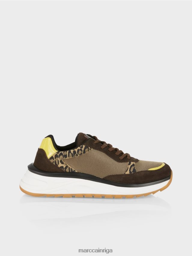 apavi saulīte VRBHXD1579 Marc Cain uzvelk kedas ar leo detaļām