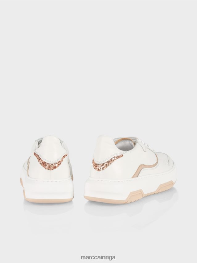 apavi smilšaini smilškrāsas VRBHXD1555 Marc Cain kedas ar spīdīgām detaļām