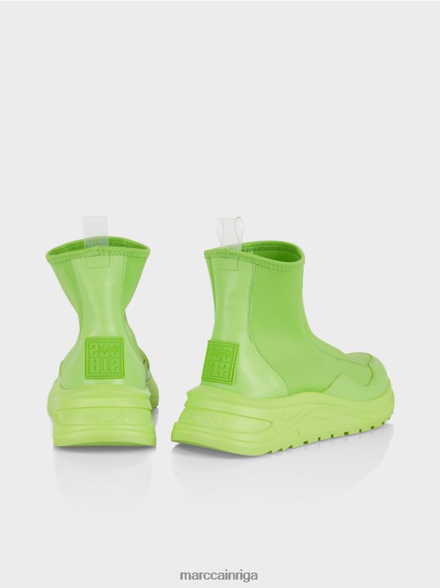 apavi spilgti šokējoši zaļš VRBHXD1583 Marc Cain vidēja piegriezuma kedas