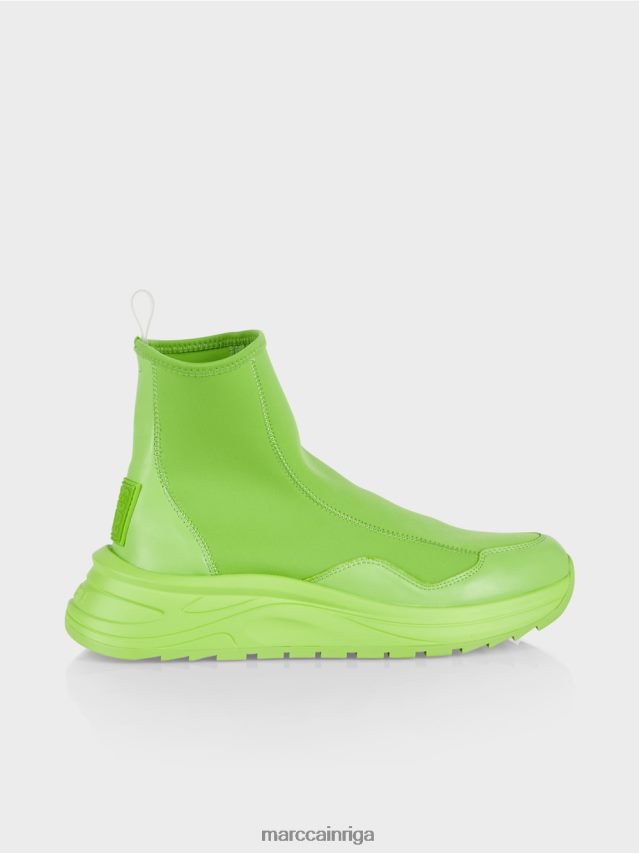 apavi spilgti šokējoši zaļš VRBHXD1583 Marc Cain vidēja piegriezuma kedas