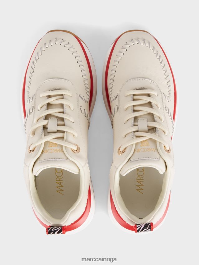 apavi tumšs krēms VRBHXD1556 Marc Cain mūsdienīgas kedas