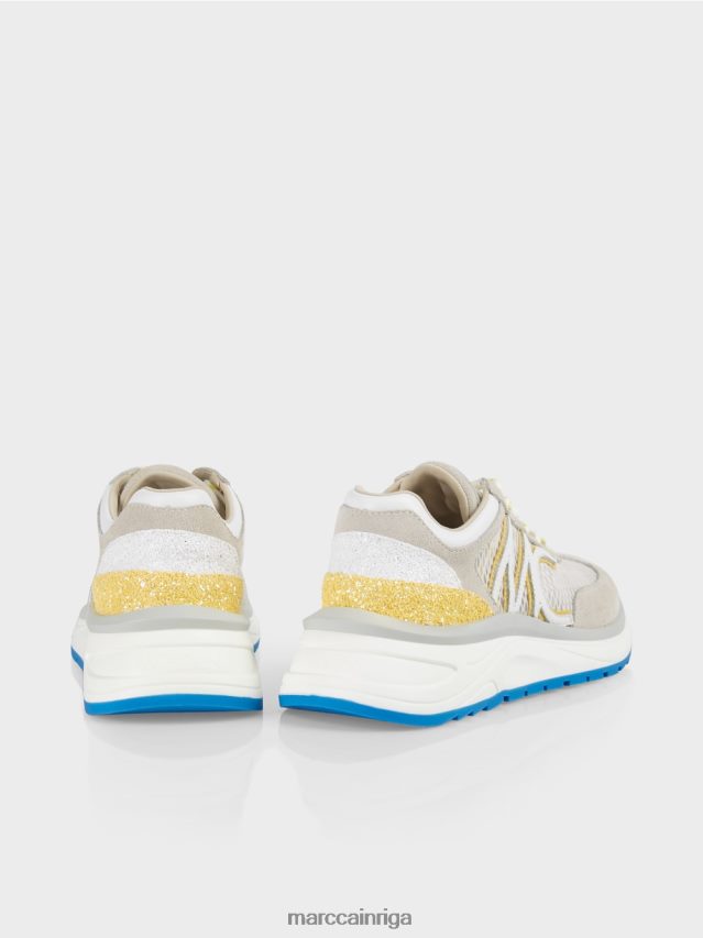 apavi zaļais sērs VRBHXD1627 Marc Cain trenažieri ar sieta ieliktni