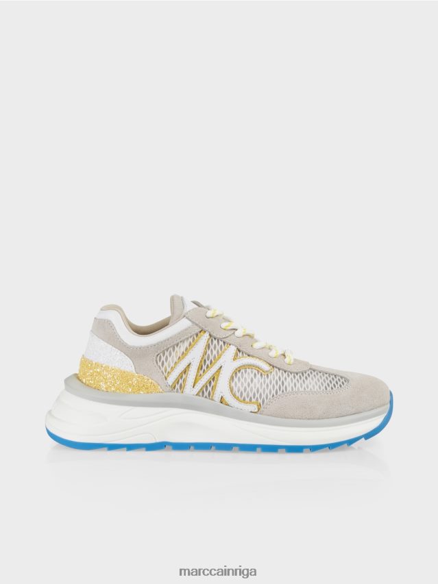 apavi zaļais sērs VRBHXD1627 Marc Cain trenažieri ar sieta ieliktni