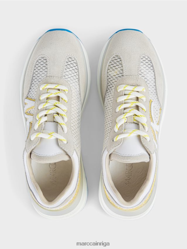 apavi zaļais sērs VRBHXD1627 Marc Cain trenažieri ar sieta ieliktni