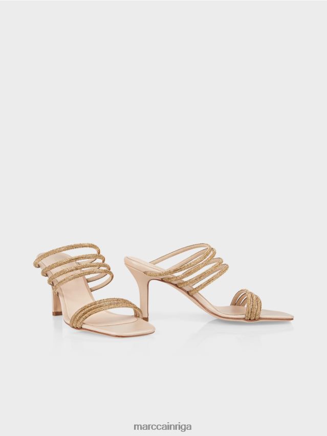 apavi panna cotta VRBHXD1612 Marc Cain elegantas sandales ar stiletto papēžiem