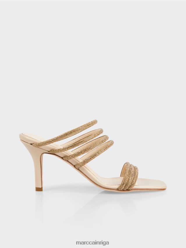 apavi panna cotta VRBHXD1612 Marc Cain elegantas sandales ar stiletto papēžiem