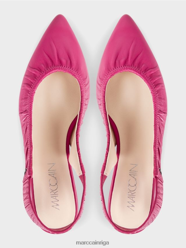 apavi spilgti rozā VRBHXD1644 Marc Cain sandales ar elastīgu siksnu