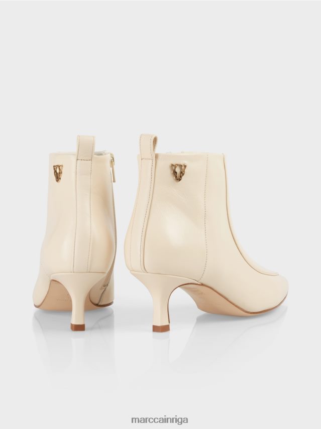 apavi krēms VRBHXD1638 Marc Cain puszābaki ar smailu purngalu