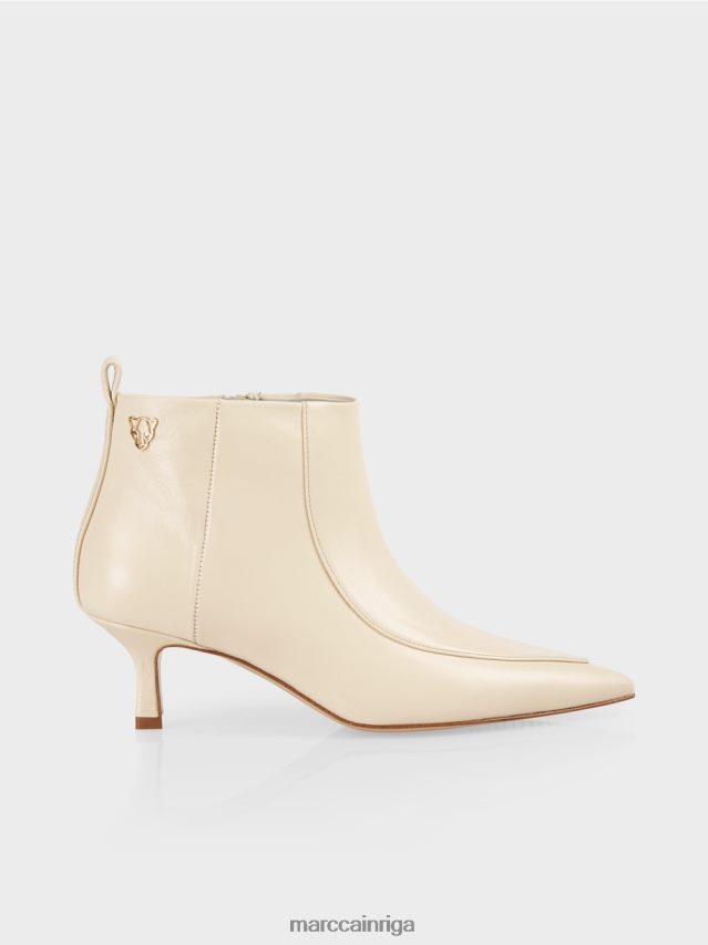 apavi krēms VRBHXD1638 Marc Cain puszābaki ar smailu purngalu