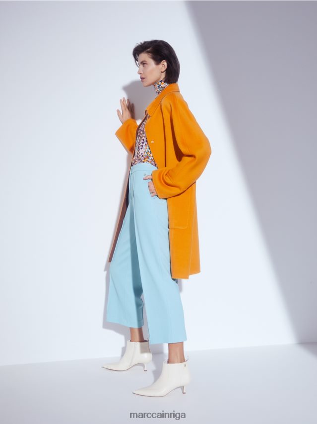 apavi krēms VRBHXD1638 Marc Cain puszābaki ar smailu purngalu