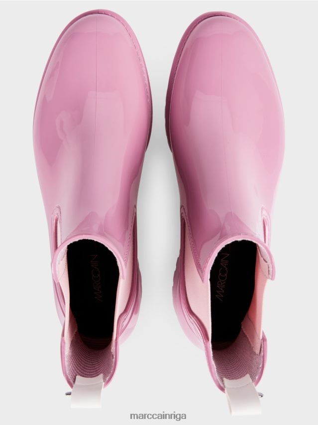 apavi lūpu spīdums VRBHXD1646 Marc Cain gumijas chelsea zābaki ar profila zoli