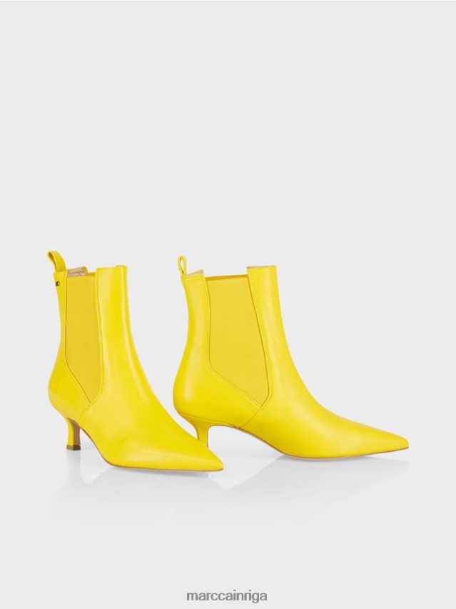 apavi mīksts citrons VRBHXD1575 Marc Cain mežģīņu puszābaki ar ieliktni