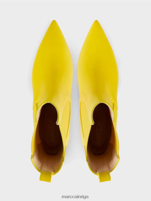 apavi mīksts citrons VRBHXD1575 Marc Cain mežģīņu puszābaki ar ieliktni