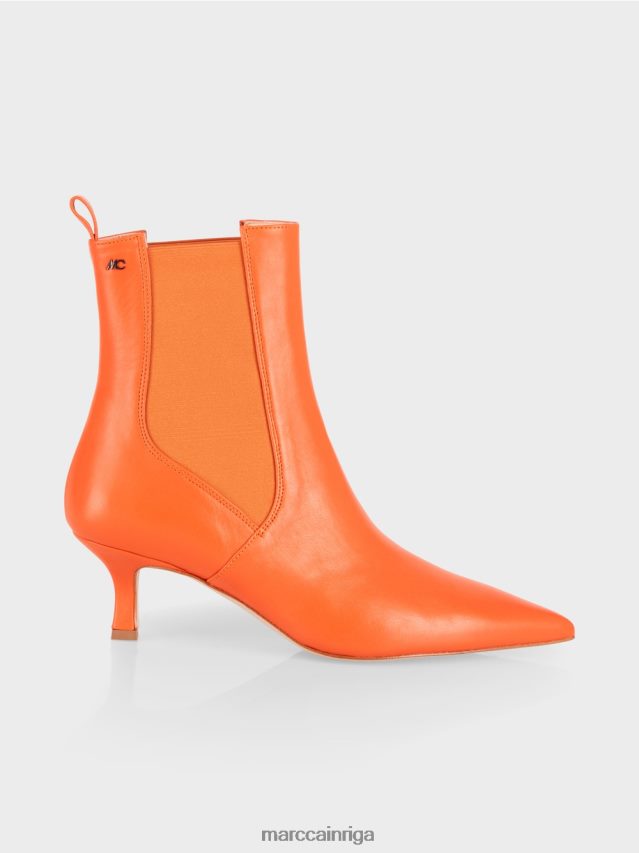 apavi spilgti koraļļi VRBHXD1569 Marc Cain mežģīņu puszābaki ar ieliktni