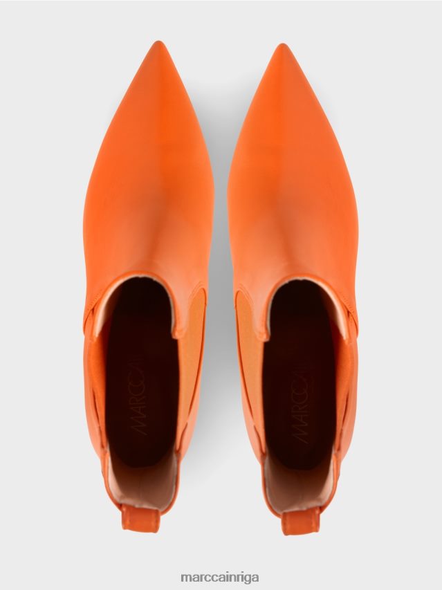 apavi spilgti koraļļi VRBHXD1569 Marc Cain mežģīņu puszābaki ar ieliktni