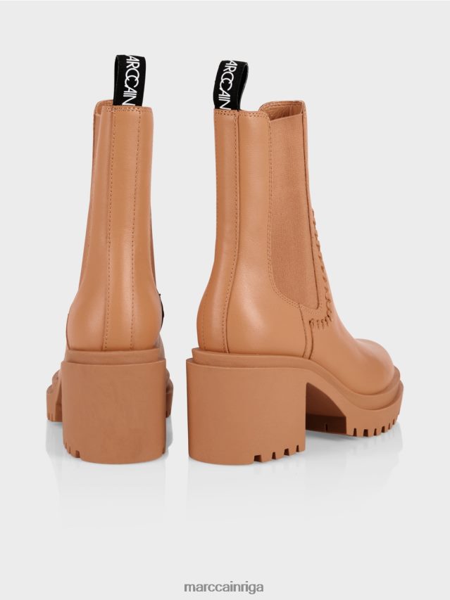 apavi spilgts īriss VRBHXD1563 Marc Cain chelsea puszābaki ar bloka papēdi